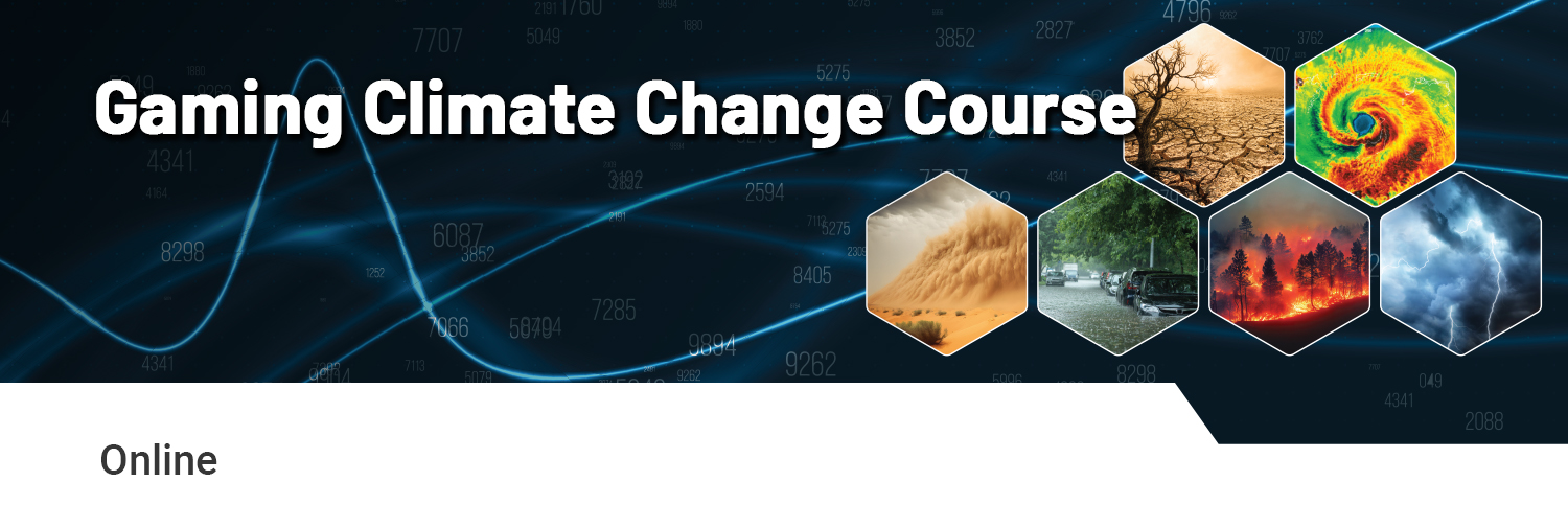 Gaming Climate Change Course web banner